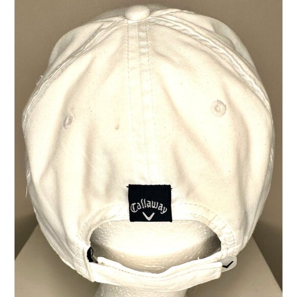 Callaway Golf Hat Trucker Baseball Cap Embroidered Hook & Loop Adjustable White - Picture 3 of 6